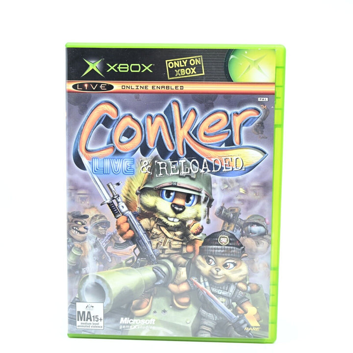 Conker: Live and Reloaded - Xbox Game - PAL - MINT DISC!