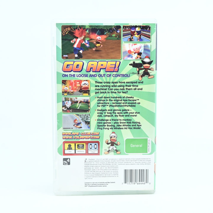 Ape Escape On the Loose - Sony PSP Game + Manual - FREE POST!