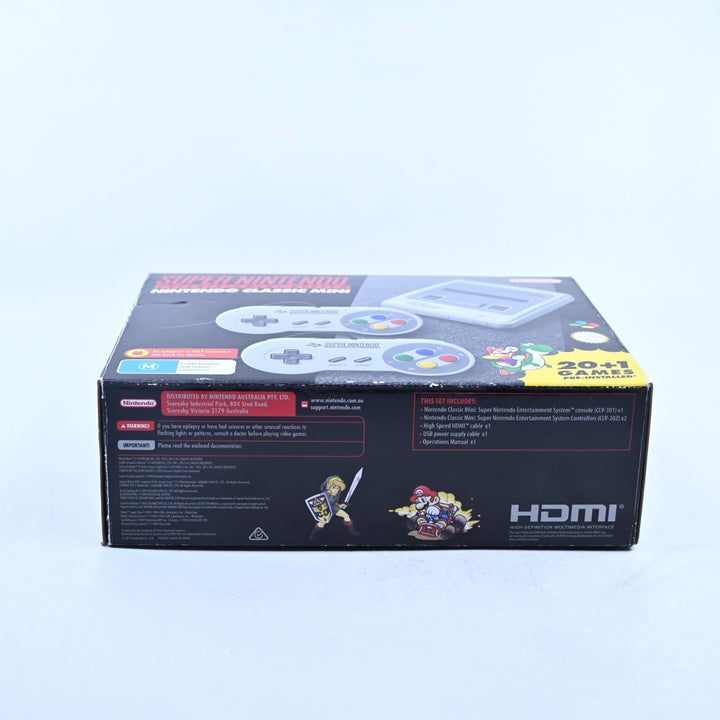 AS NEW! SNES Classic Mini - Super Nintendo / SNES Boxed Console - FREE POST!