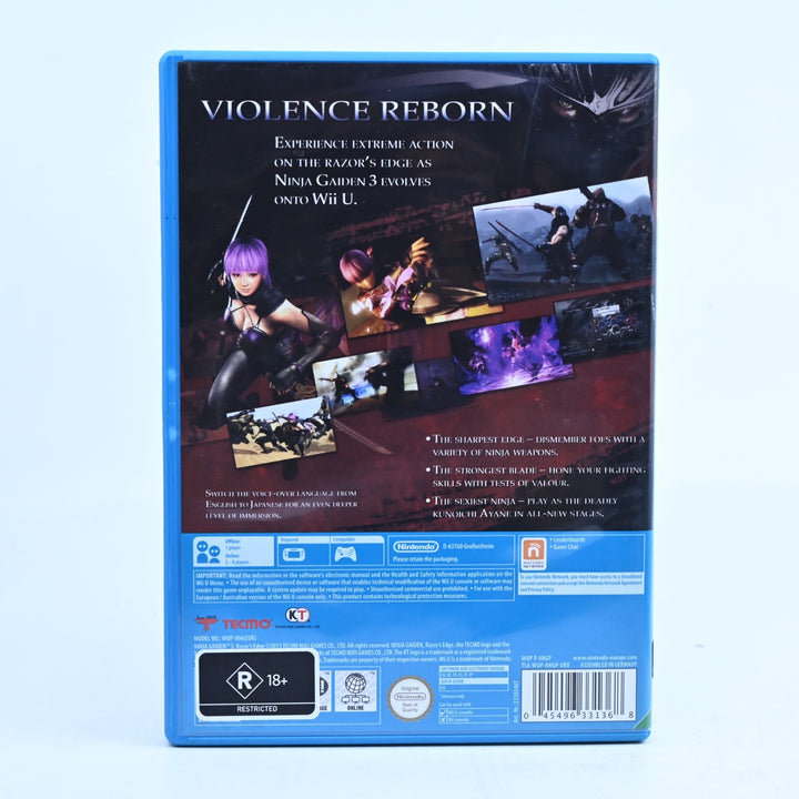 Ninja Gaiden 3: Razor's Edge - Nintendo Wii U Game - PAL - FREE POST!