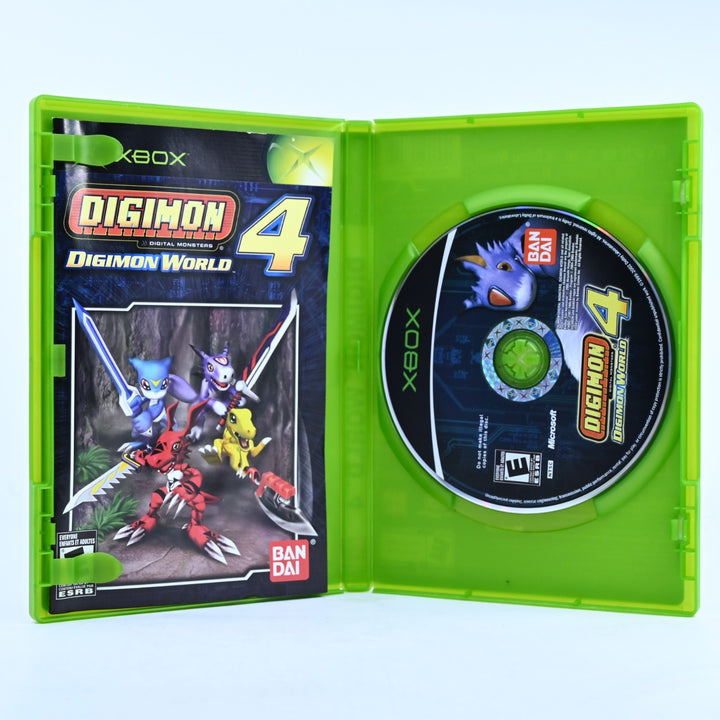 Digimon World 4 - Original Xbox Game + Manual - PAL - MINT DISC!