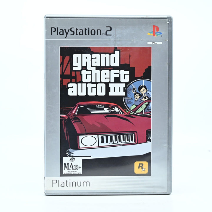 Grand Theft Auto III 3 - No Manual - Sony Playstation 2 / PS2 Game - MINT DISC!