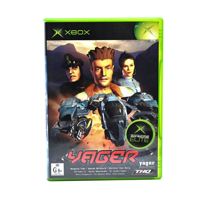 Yager - Original Xbox Game + Manual - PAL - MINT DISC!