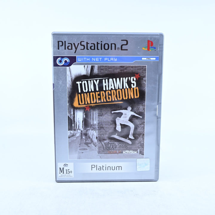 Tony Hawk's Underground - Sony Playstation 2 / PS2 Game + Manual - PAL