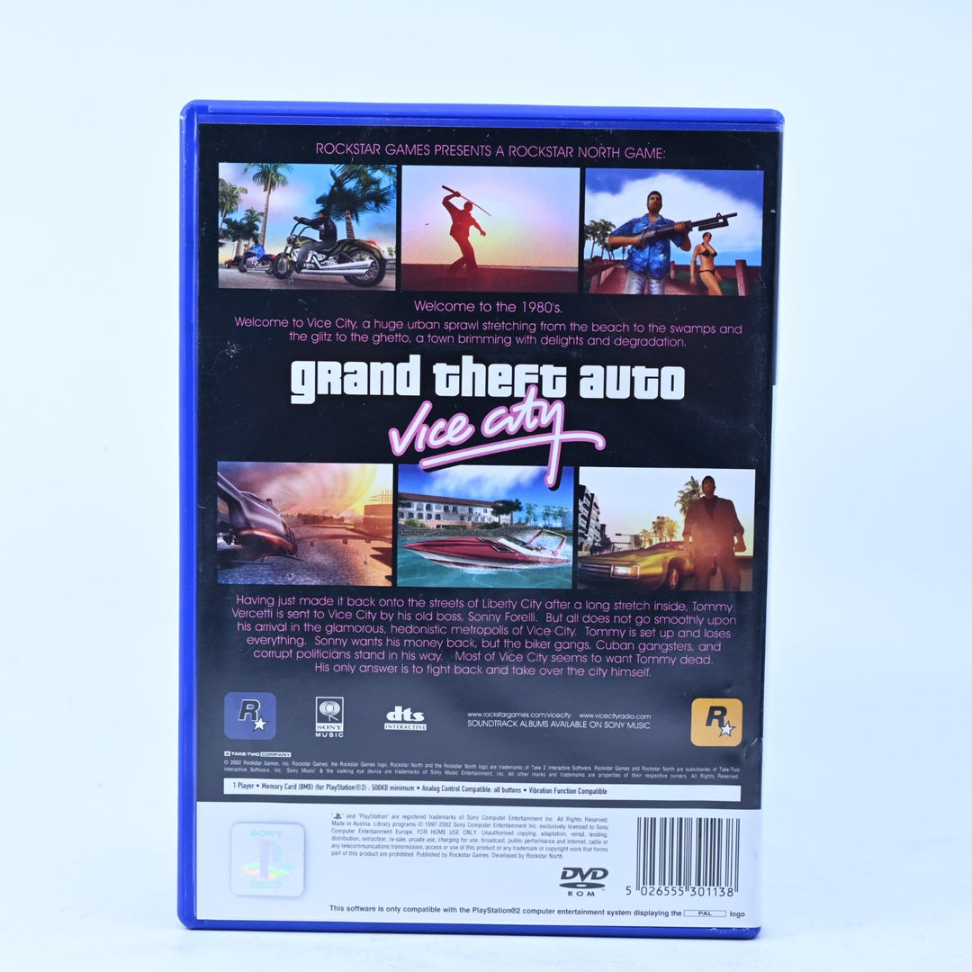 Grand Theft Auto: Vice City - Sony Playstation 2 / PS2 Game + Manual - No Map
