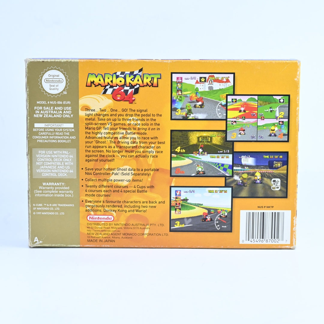 Mario Kart 64 - N64 / Nintendo 64 Boxed Game - PAL - FREE POST!