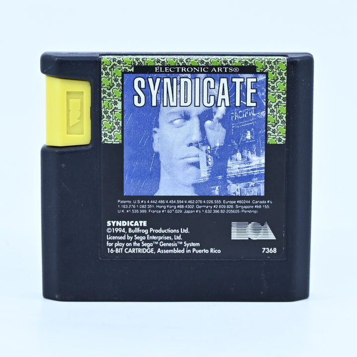 Syndicate - Sega Mega Drive Game - Cartridge Only - PAL - FREE POST!