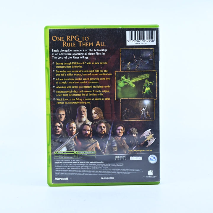 The Lord of the Rings: The Third Age - Original Xbox Game + Manual - PAL