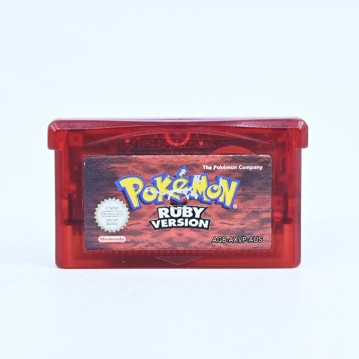 Pokemon Ruby Version - Nintendo Gameboy Advance Game - AUS PAL NEW SAVE BATTERY!