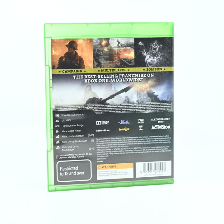 Call Of Duty WWII - Xbox One Game - PAL - FREE POST!