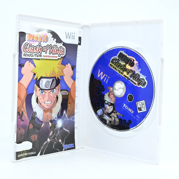 Naruto: Clash of Ninja Revolution - Nintendo Wii Game + Manual - PAL - MINT DISC