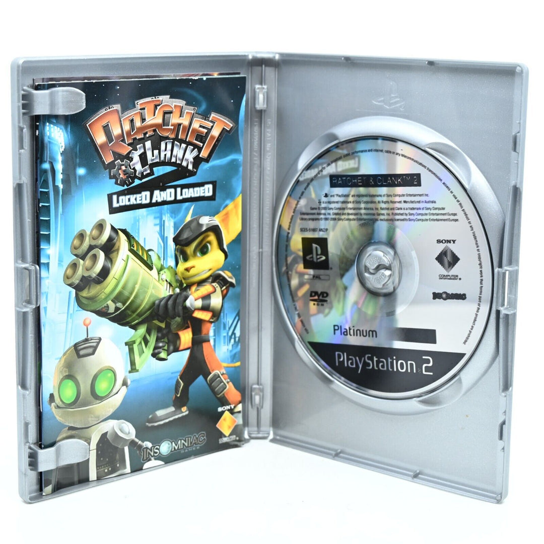 Ratchet & Clank 2: Locked and Loaded - Sony Playstation 2 / PS2 Game + Manual