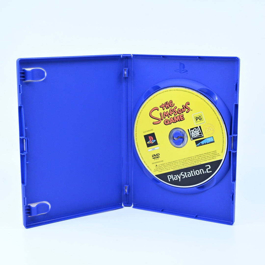 The Simpsons Game - Sony Playstation 2 / PS2 Game - No Manual - PAL - MINT DISC