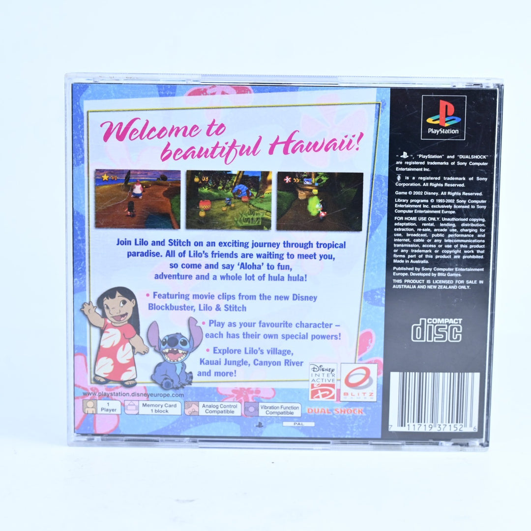 Lilo & Stitch: Trouble in Paradise - Sony Playstation 1 / PS1 Game + Manual PAL