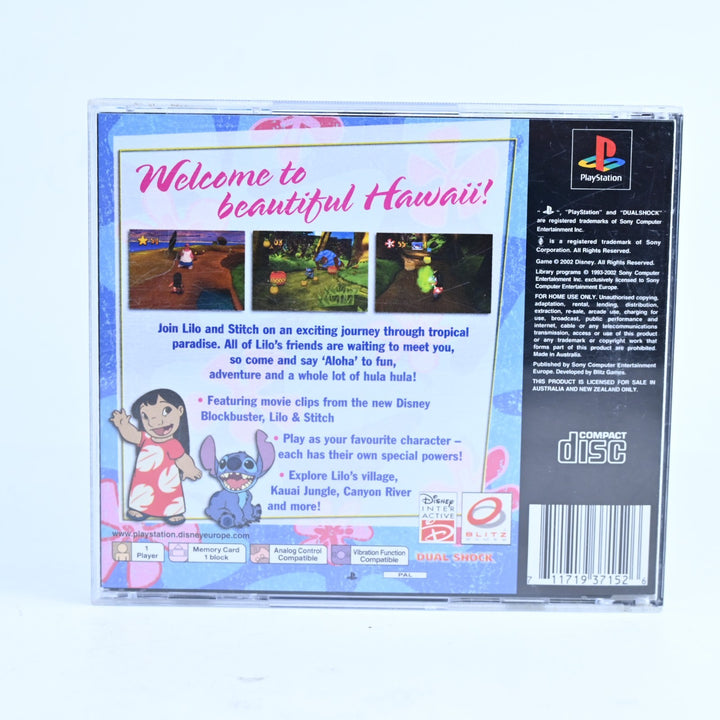 Lilo & Stitch: Trouble in Paradise - Sony Playstation 1 / PS1 Game + Manual PAL