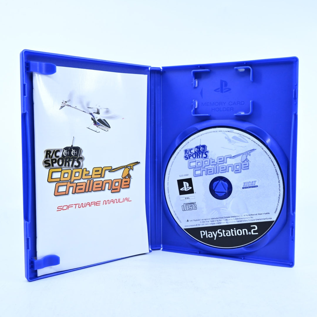 RC Sports Copter Challenge - Sony Playstation 2 / PS2 Game + Manual - PAL