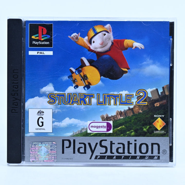 Stuart Little 2 - Sony Playstation 1 / PS1 Game + Manual - PAL - MINT DISC!