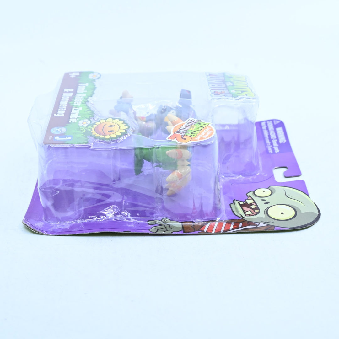 SEALED! Plants Vs Zombies - Tomb Raider Zombie & Bloomerang - Figure / Toy