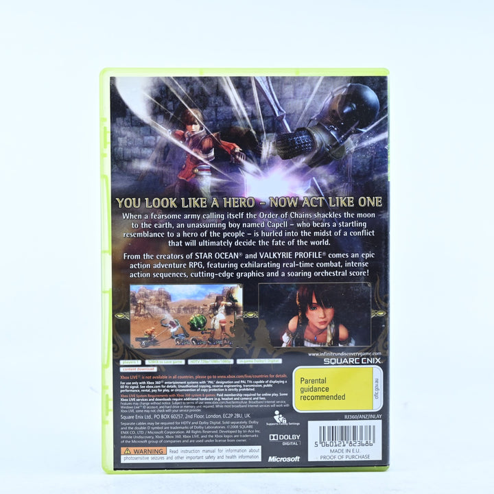 Infinite Undiscovery - Xbox 360 Game + Manual - PAL - MINT DISC!