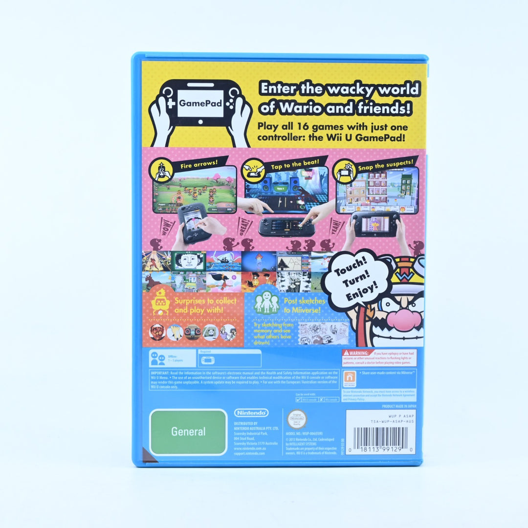Game & Wario - Nintendo Wii U Game - PAL - FREE POST!
