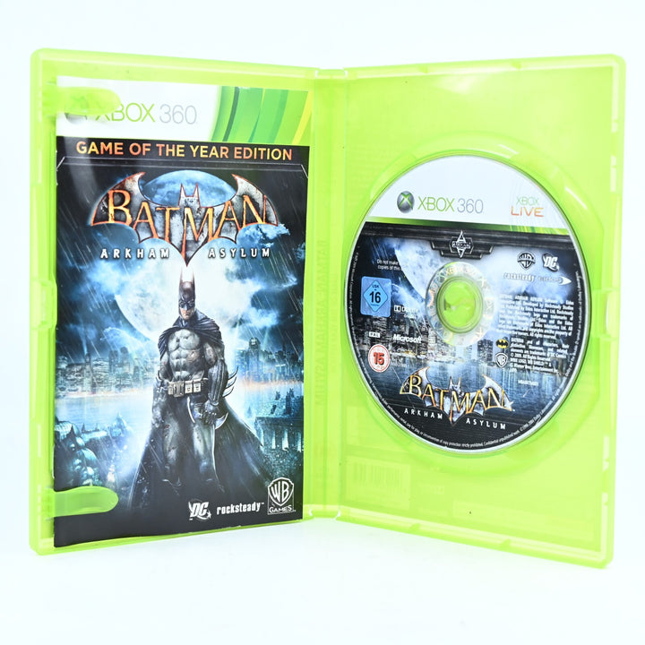 Batman: Arkham Asylum GOTY Edition - Xbox 360 Game + Manual - PAL - MINT DISC!