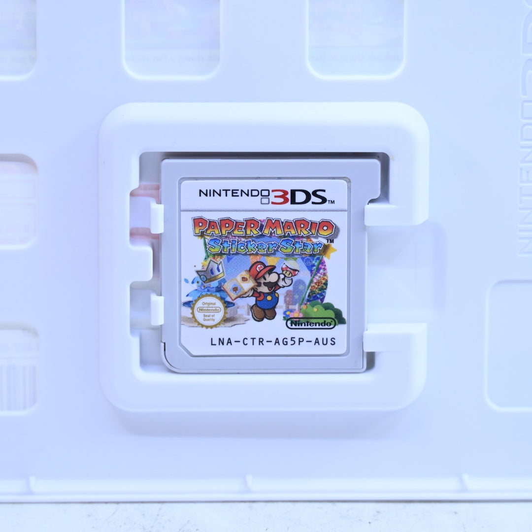 Paper Mario Sticker Star - Nintendo 3DS Game - PAL + Manual - FREE POST!