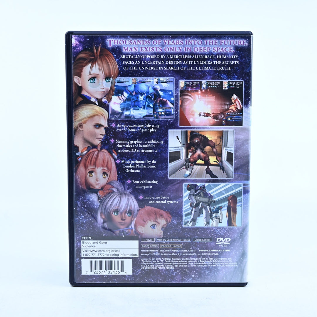 Xenosaga Episode I - Sony Playstation 2 / PS2 Game + Manual - NTSC-U/C