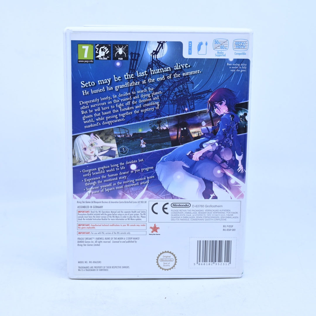 Fragile Dreams: Farewell Ruins of the Moon - Nintendo Wii Game + Manual - PAL