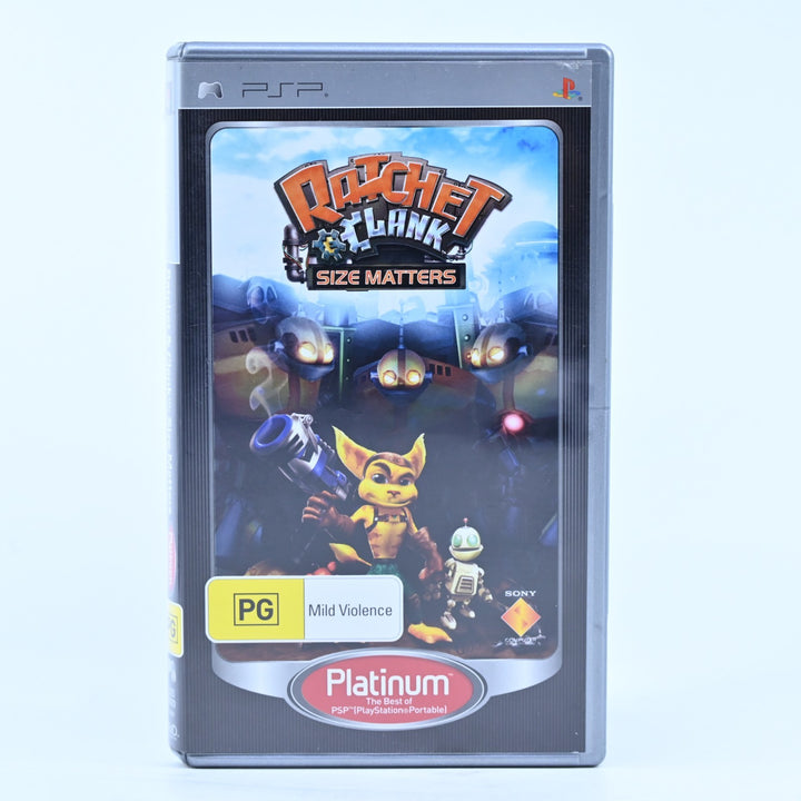 Ratchet & Clank: Size Matters - Sony PSP Game + Manual - FREE POST!