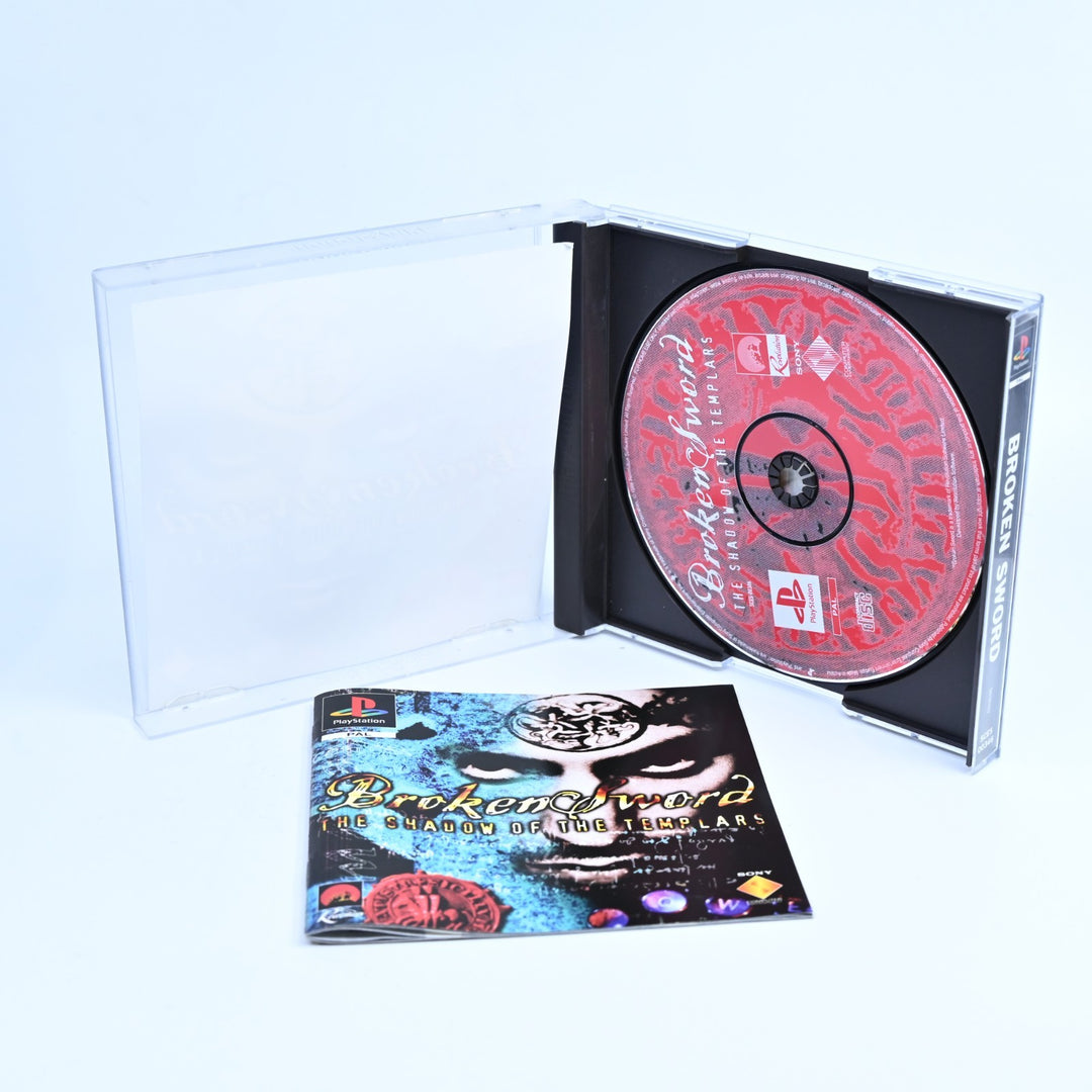 Broken Sword: The Shadow of the Templars - PS1 Game + Manual - PAL - MINT DISC!