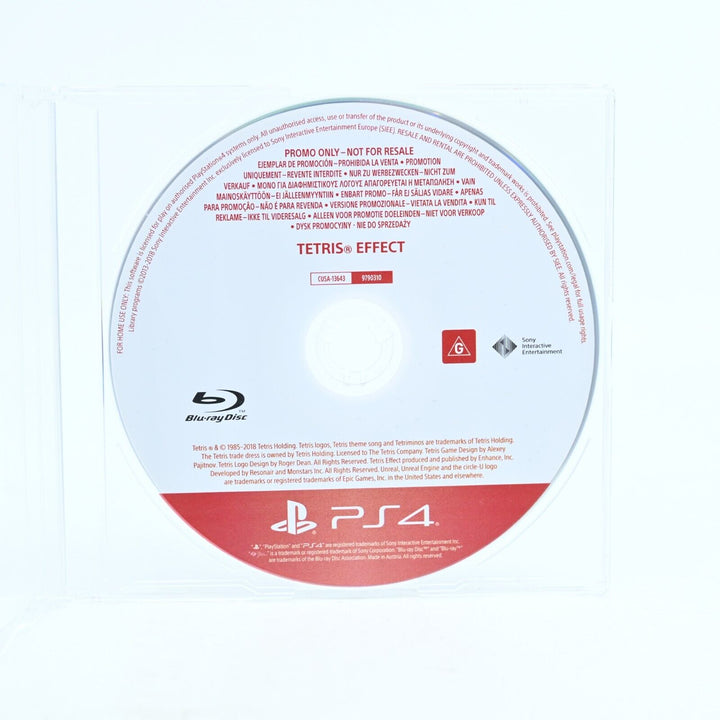 Tetris Effect - Promo Disc - PS4 Game - Disc Only - MINT DISC!