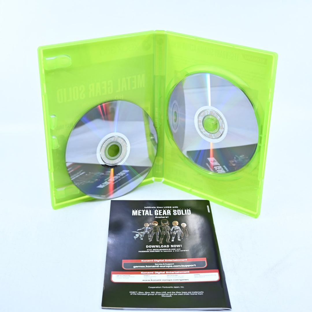 Metal Gear Solid HD Collection - Xbox 360 Game + Manual - PAL - MINT DISC!