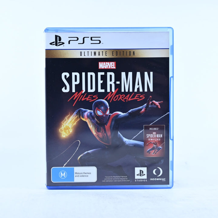 Spider-Man Miles Morales - Sony Playstation 5 / PS5 Game - NO DLC - MINT DISC!
