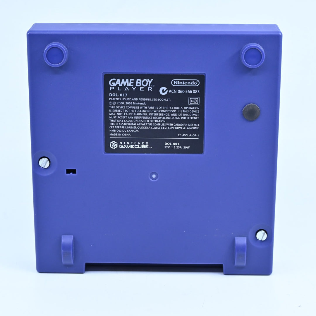 Boxed Indigo GameBoy Player + Disc - Nintendo Gamecube Accessory - PAL