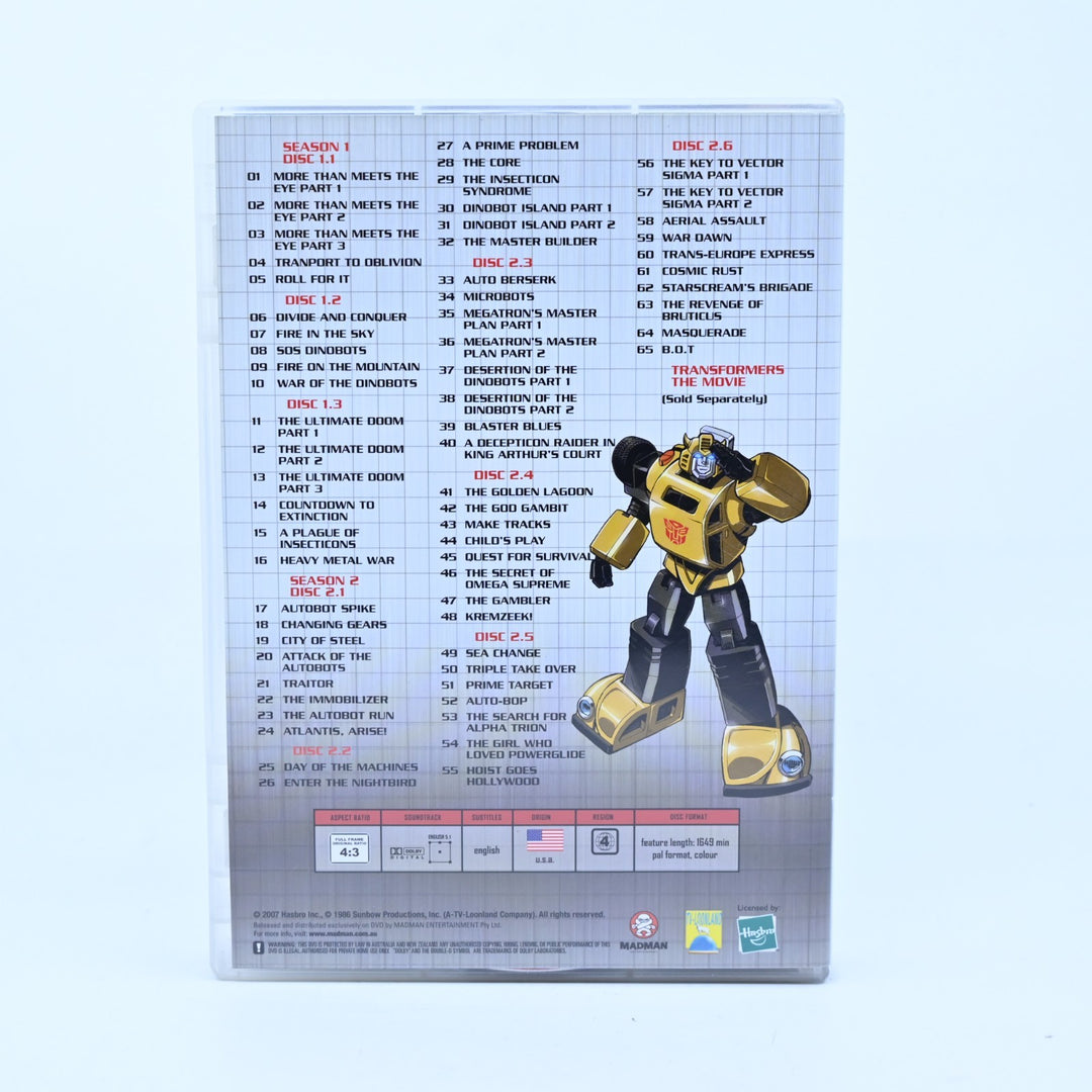 The Transformers - Complete Collection Tin - 17 Discs - Region 4 - DVD Box Set