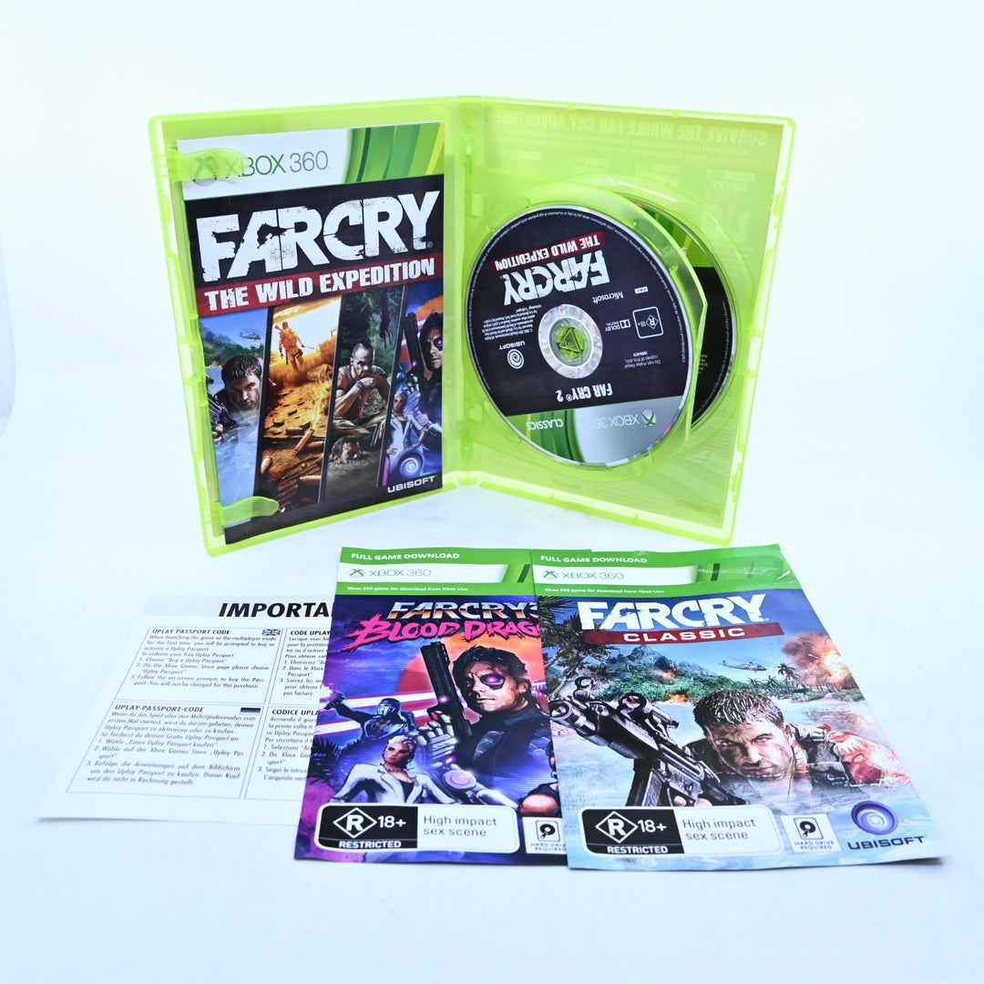 Far Cry The Wild Expedition - Xbox 360 Game + Manual - PAL - MINT DISC!