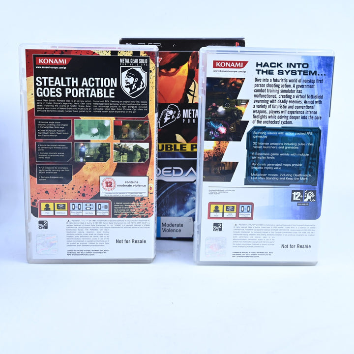 Metal Gear Solid: Portable Ops & Coded Arms - Double Pack - Sony PSP Game