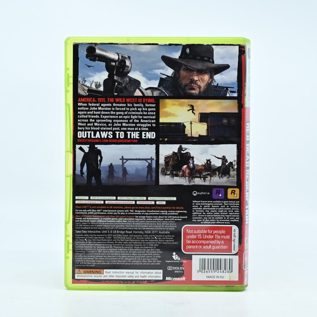 Red Dead Redemption - Xbox 360 Game + Manual + Map - PAL