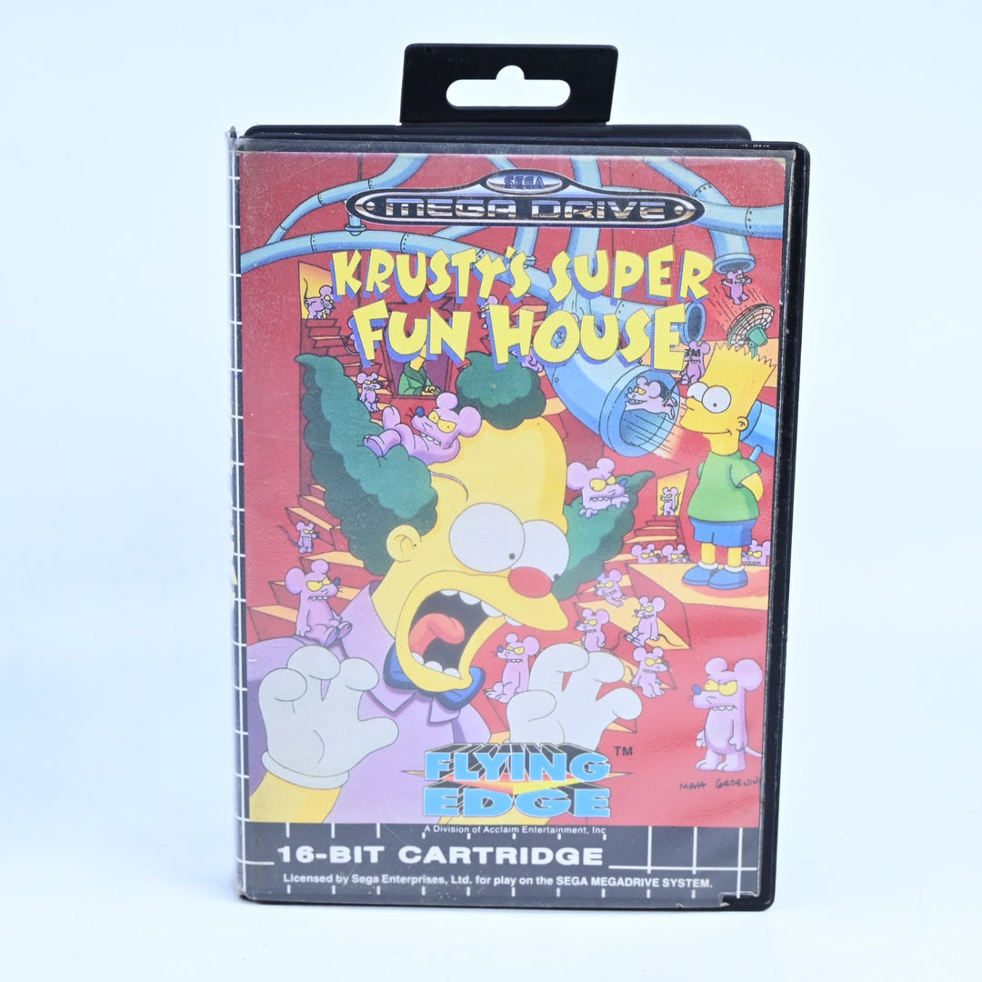 Krusty's Super Fun House - Sega Mega Drive Game - No Manual - PAL - FREE POST!