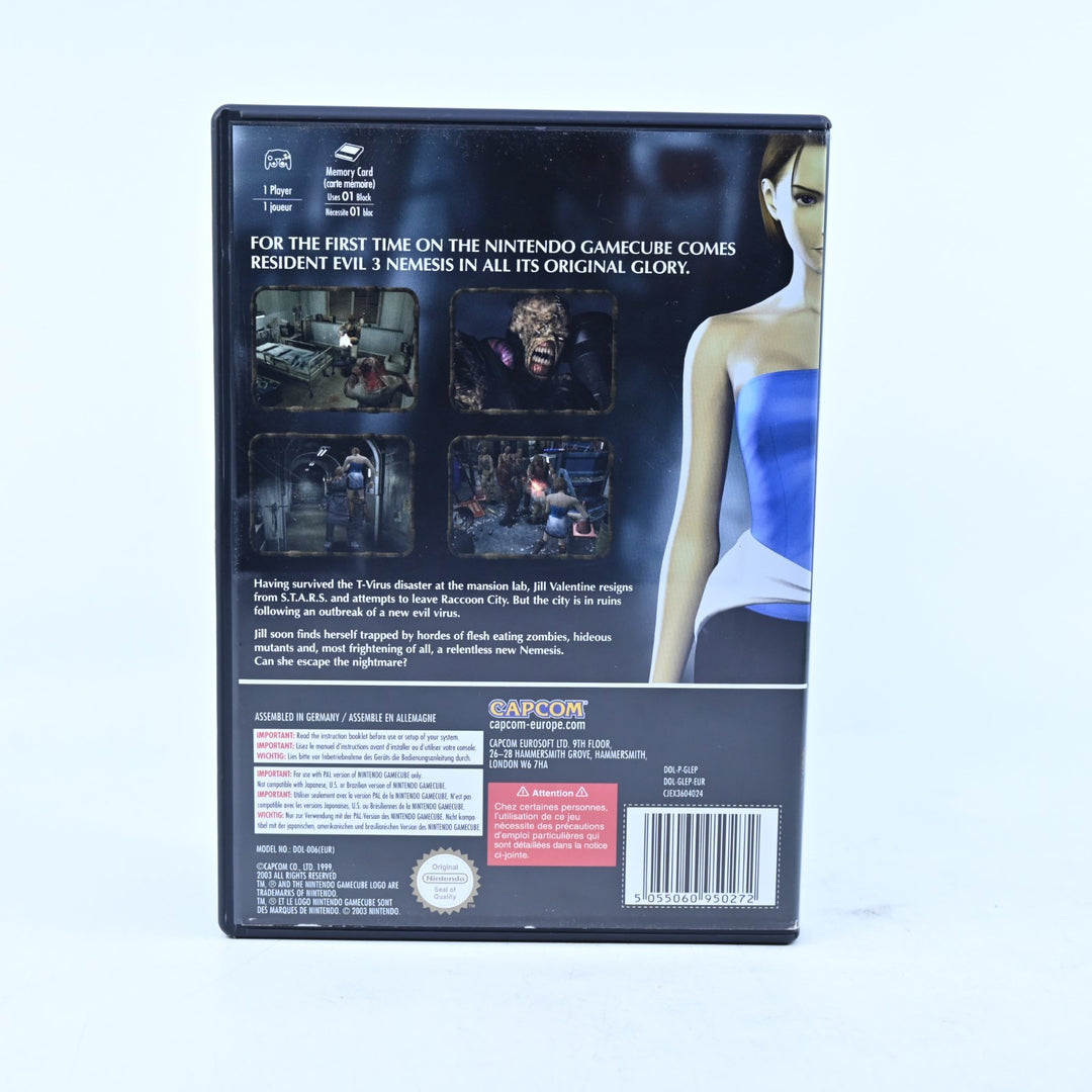 Resident Evil 3: Nemesis - Nintendo Gamecube Game + Manual - PAL - FREE POST!
