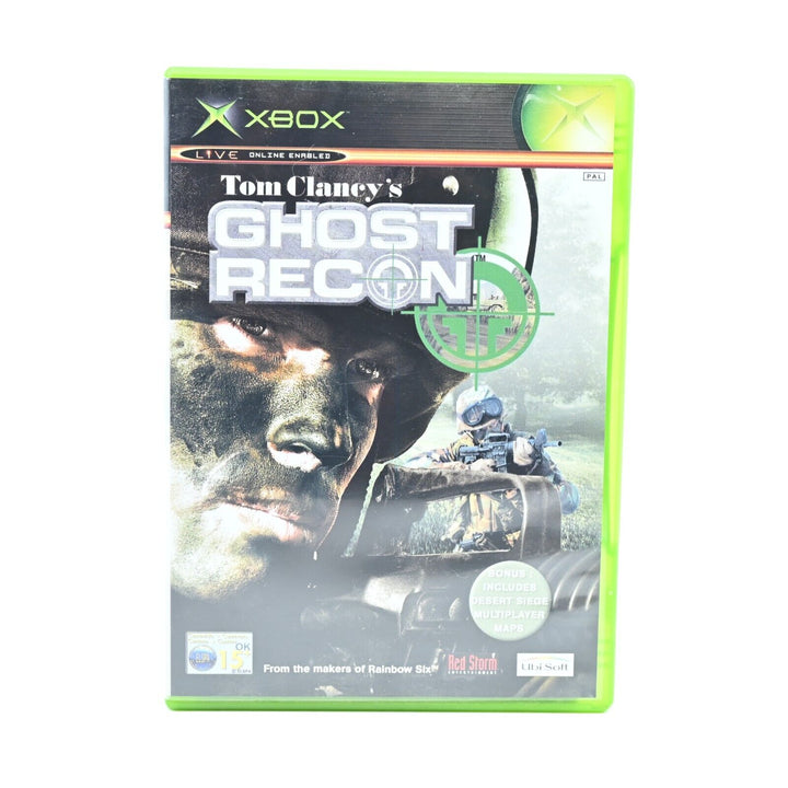 Tom Clancy's Ghost Recon - Original Xbox Game + Manual - PAL - MINT DISC!