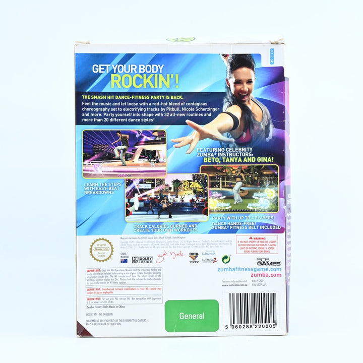 SEALED! Zumba Fitness 2 - Nintendo Wii Game + Manual - PAL