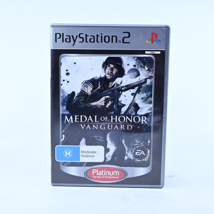 Medal of Honor Vanguard - Sony Playstation 2 / PS2 Game + Manual - PAL