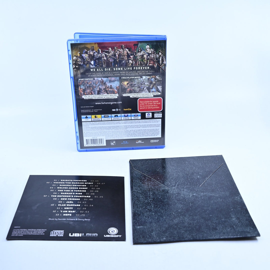 For Honor - Deluxe Edition - Sony Playstation 4 / PS4 Game - MINT DISC!