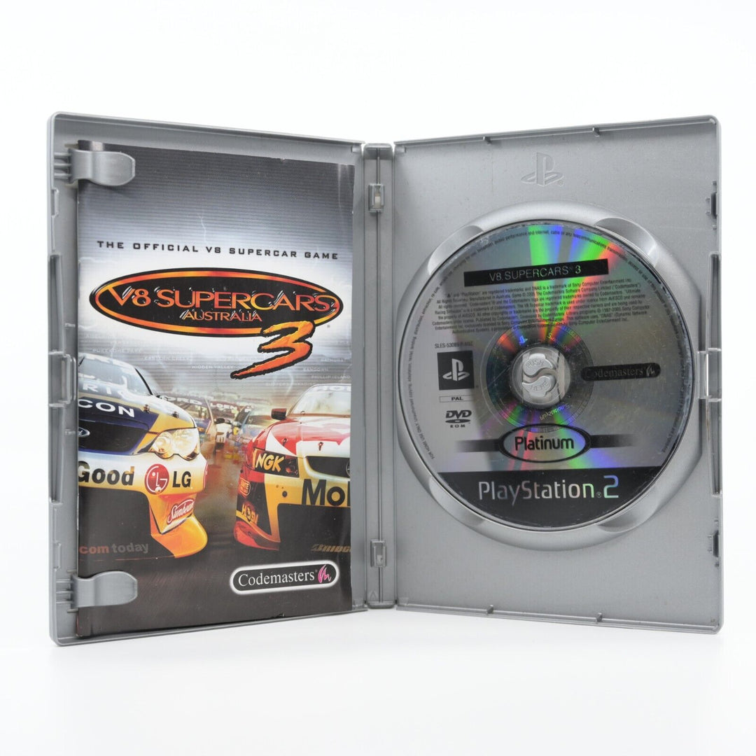 V8 Supercars 3 - Sony Playstation 2 / PS2 Game - PAL - MINT DISC!