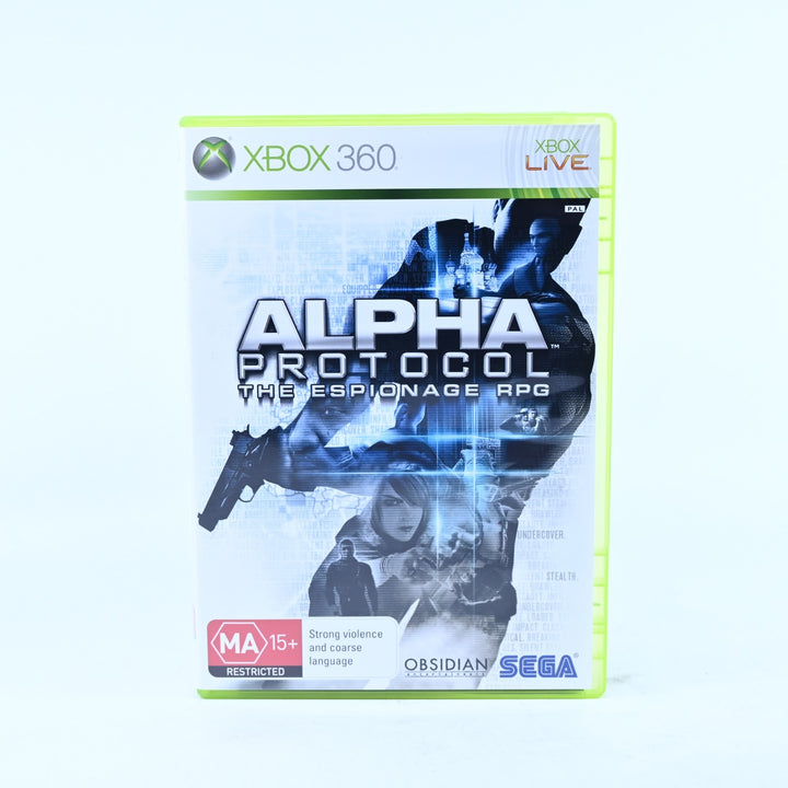 Alpha Protocol - Xbox 360 Game + Manual - PAL - MINT DISC!
