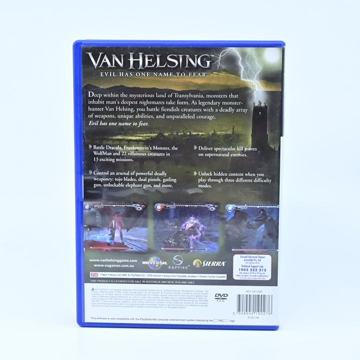 Van Helsing - Sony Playstation 2 / PS2 Game + Manual - PAL - MINT DISC!