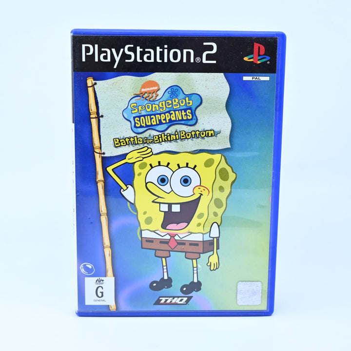 Spongebob Squarepants: Battle For Bikini Bottom - PS2 Game + Manual - PAL