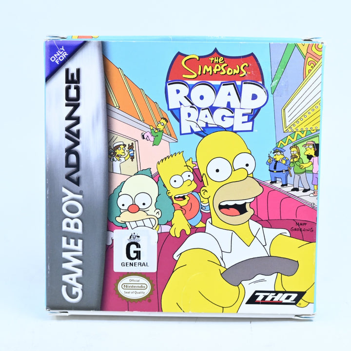 The Simpsons Road Rage - Nintendo Gameboy Advance / GBA Boxed Game - PAL