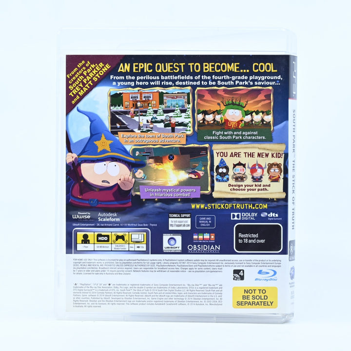 South Park The Stick of Truth - Sony Playstation 3 / PS3 Game + Manual